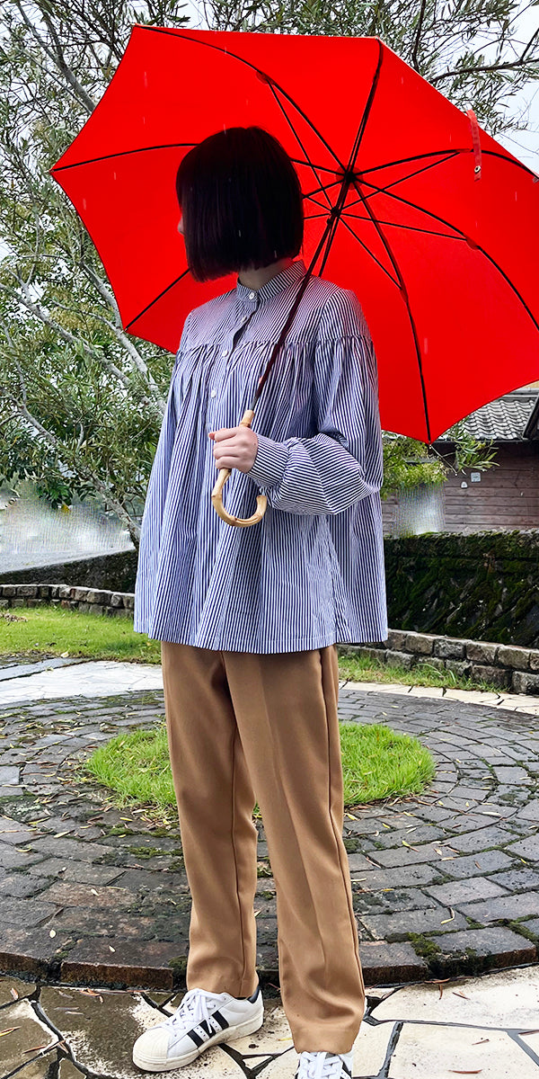 【615】ギャザーウィンドブラウス