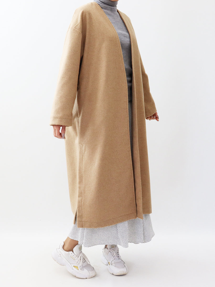 [849] Long gown coat