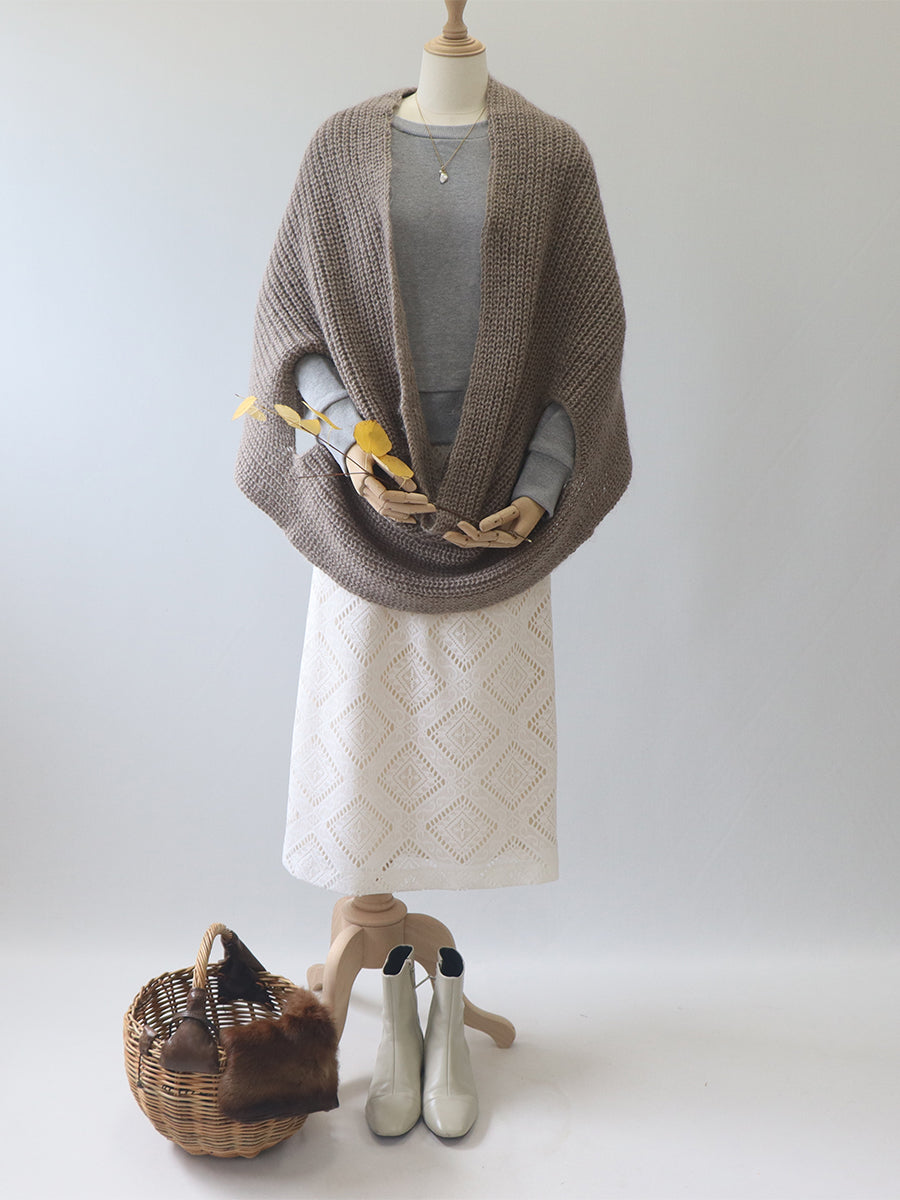 手編み製図　多機能スヌード【N20】
