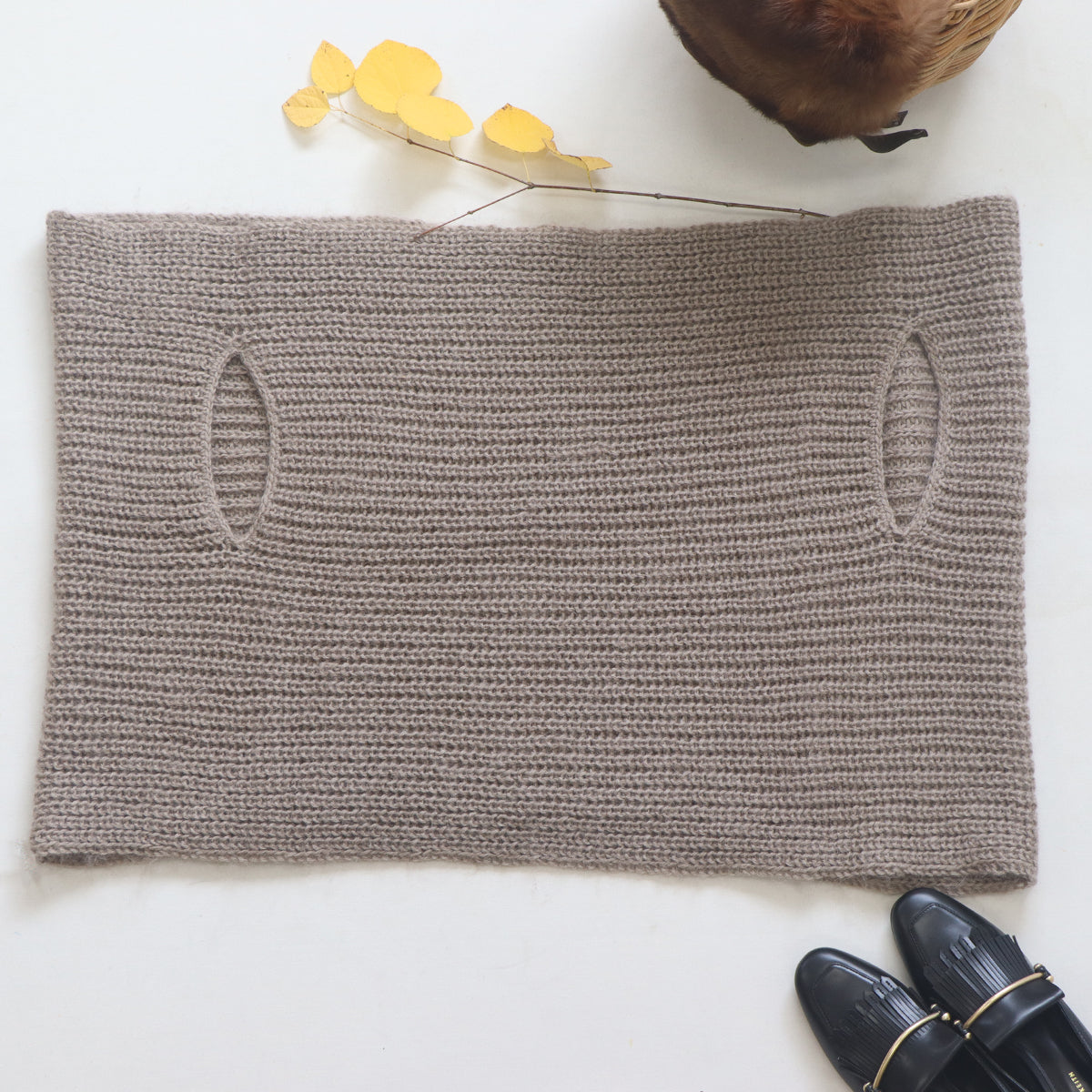 手編み製図　多機能スヌード【N20】