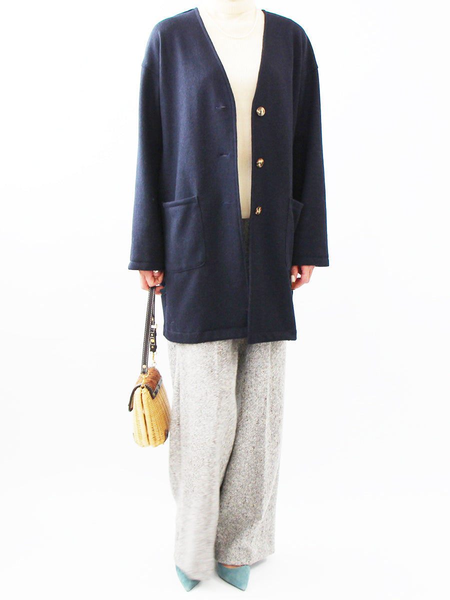 【643】ミディ丈カーディガンジャケット