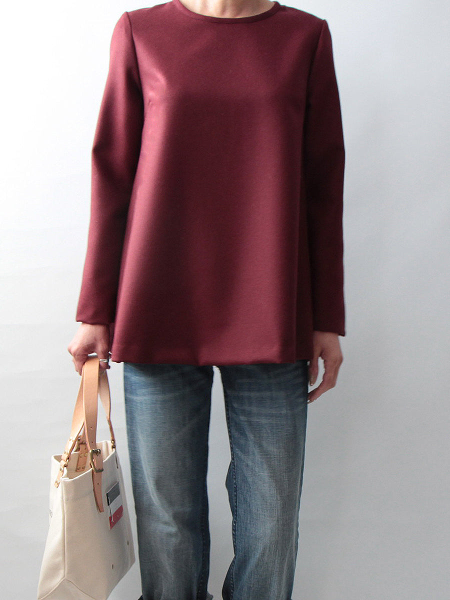 【500】フレアーシンプルプルオーバー