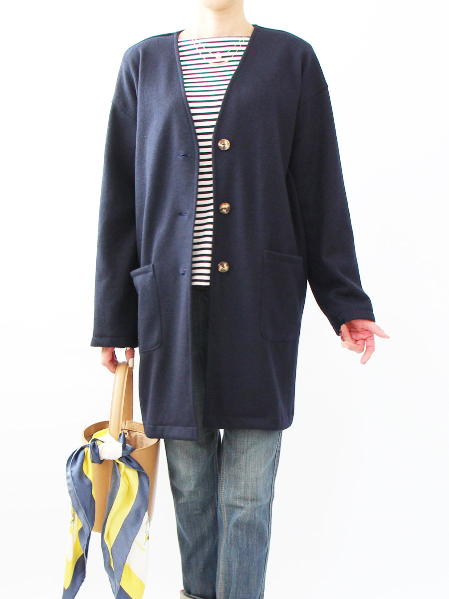 【643】ミディ丈カーディガンジャケット