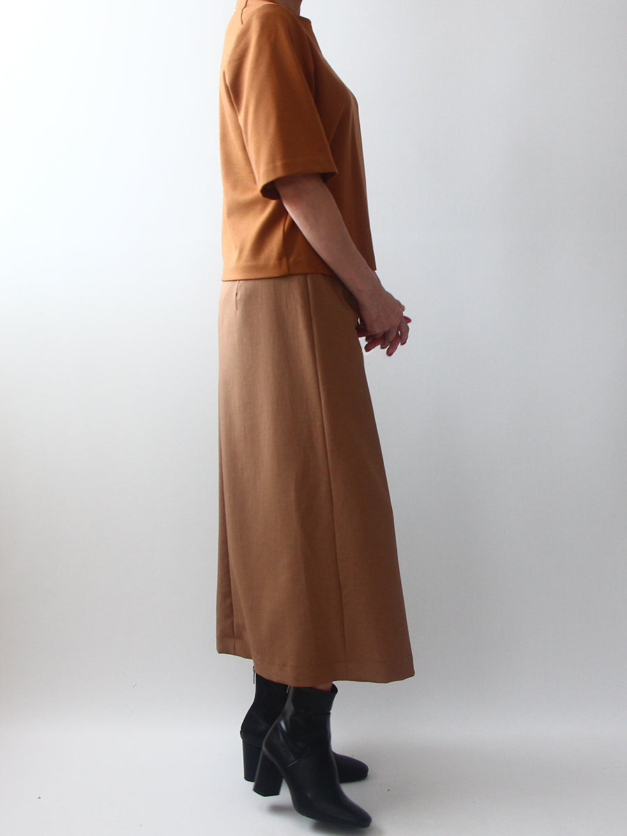 【791】切り替えラップ風スカート