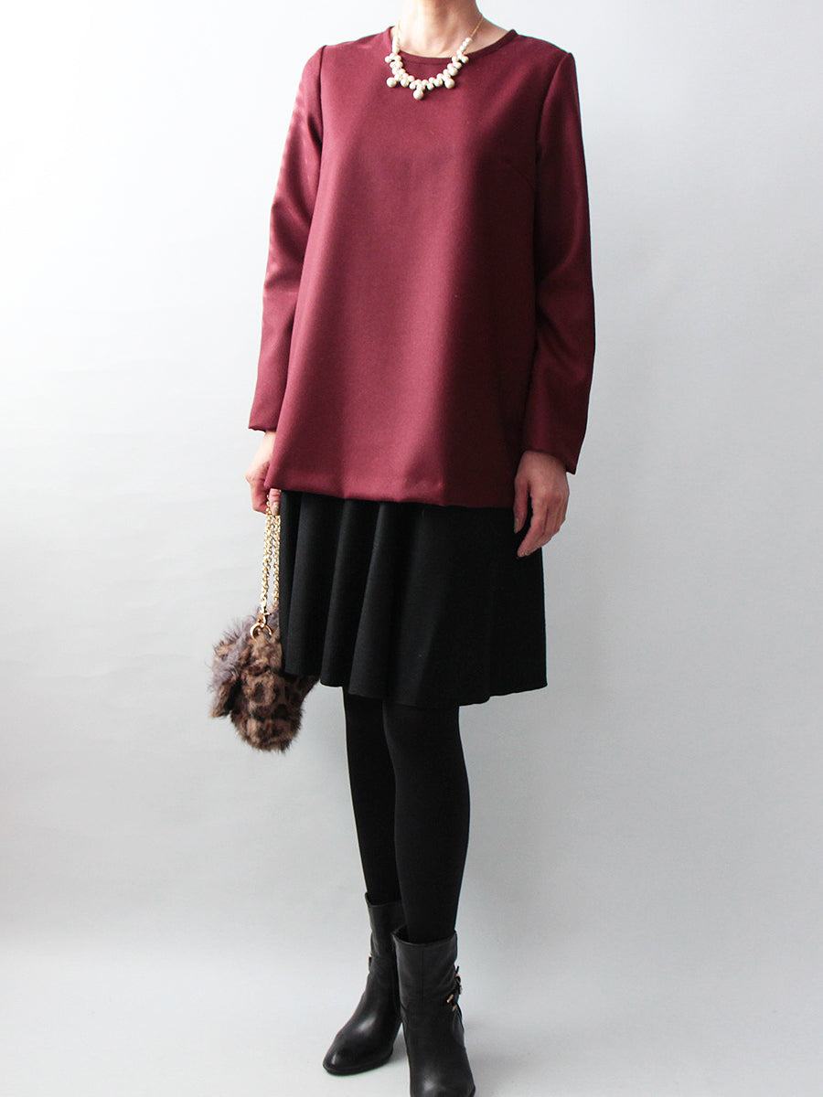 【500】フレアーシンプルプルオーバー