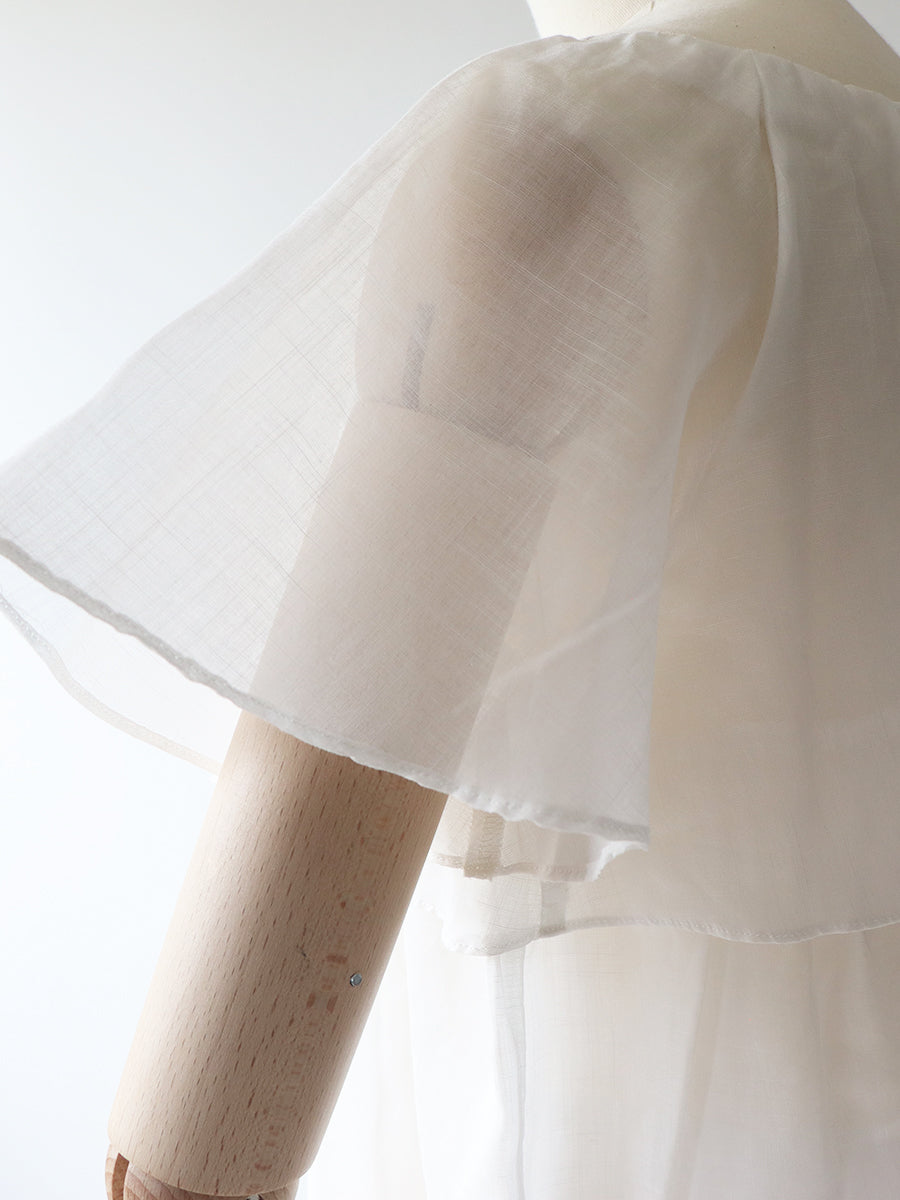 【175】ギャザーティアードブラウス