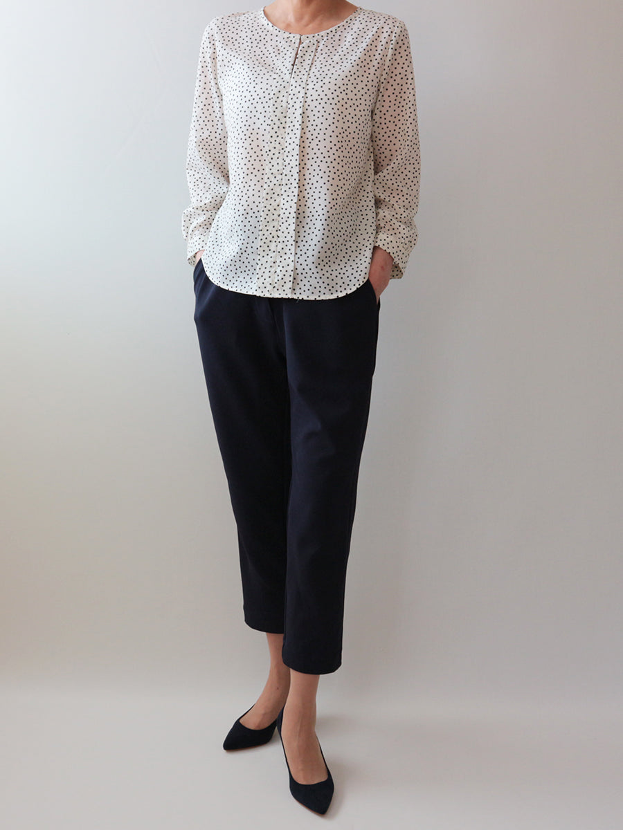 【709】センタータックブラウス