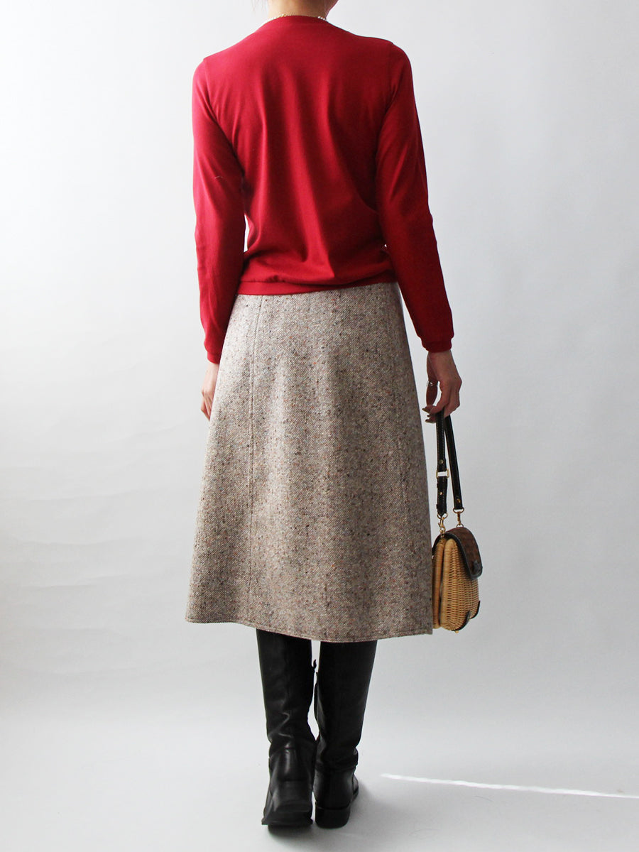 【606】ラップ台形スカート