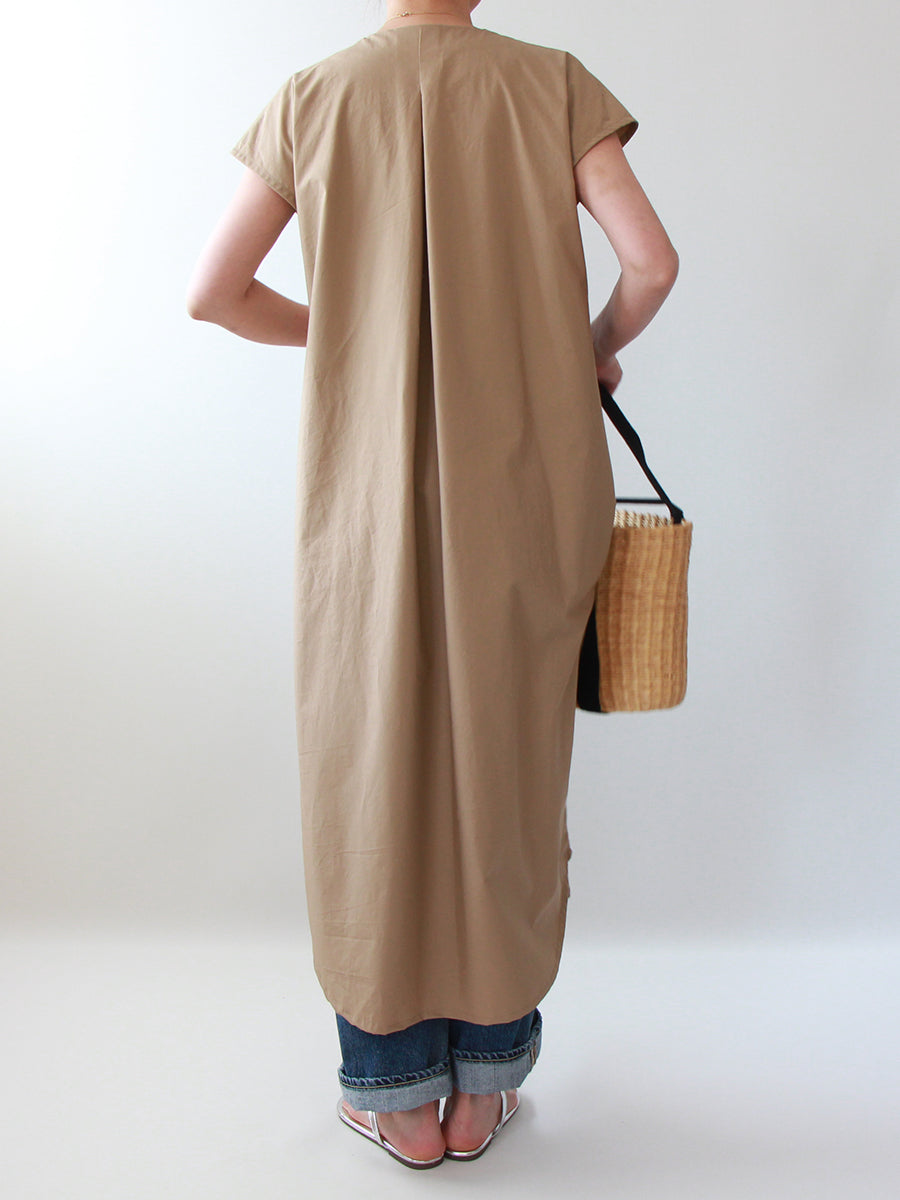 【726】フレンチスリーブガウンワンピース