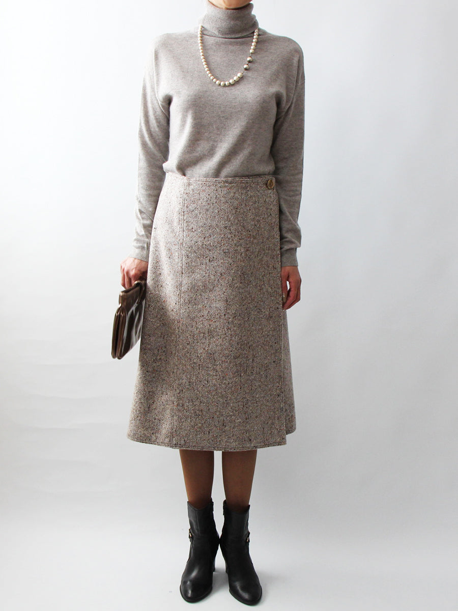 【606】ラップ台形スカート