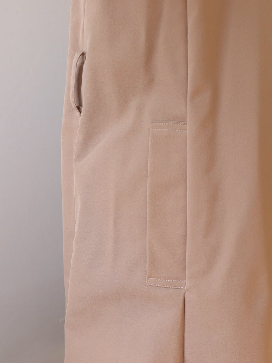 [569] Trench coat with yoke