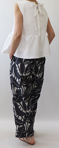 【875】ノースリーブティアードワンピース