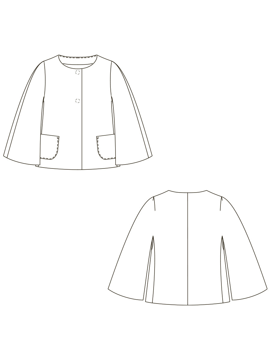 【311】フレアスリーブジャケット