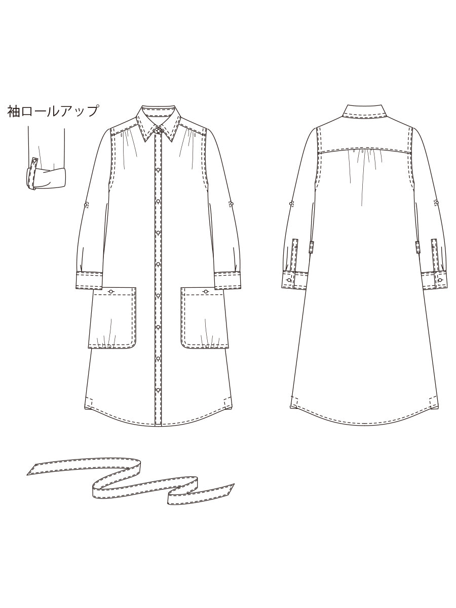 【408】サマーシャツワンピース