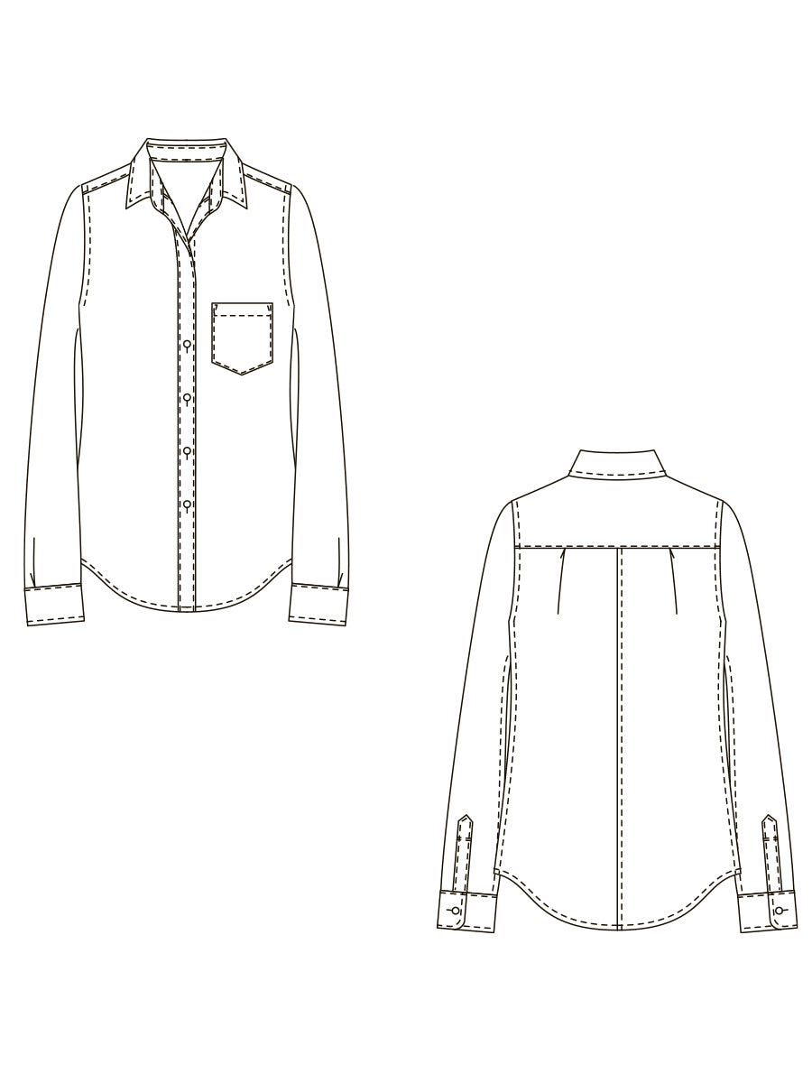 [633] Simple V-neck shirt