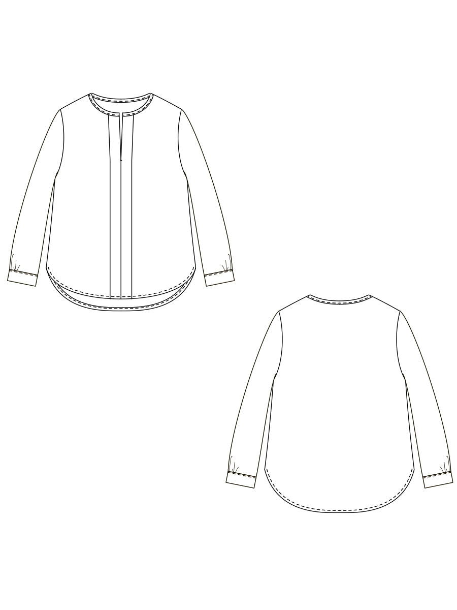 【709】センタータックブラウス