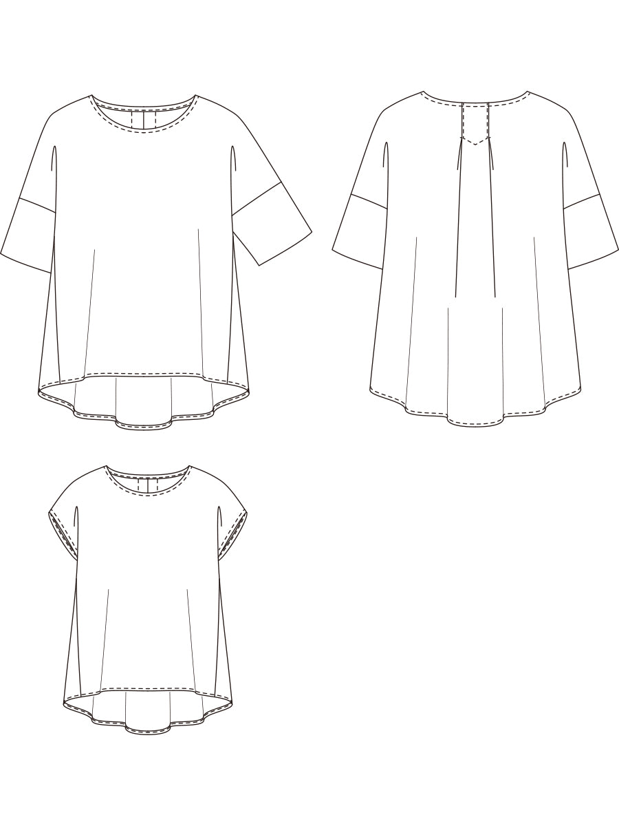 【781】ワイドカフスTシャツ