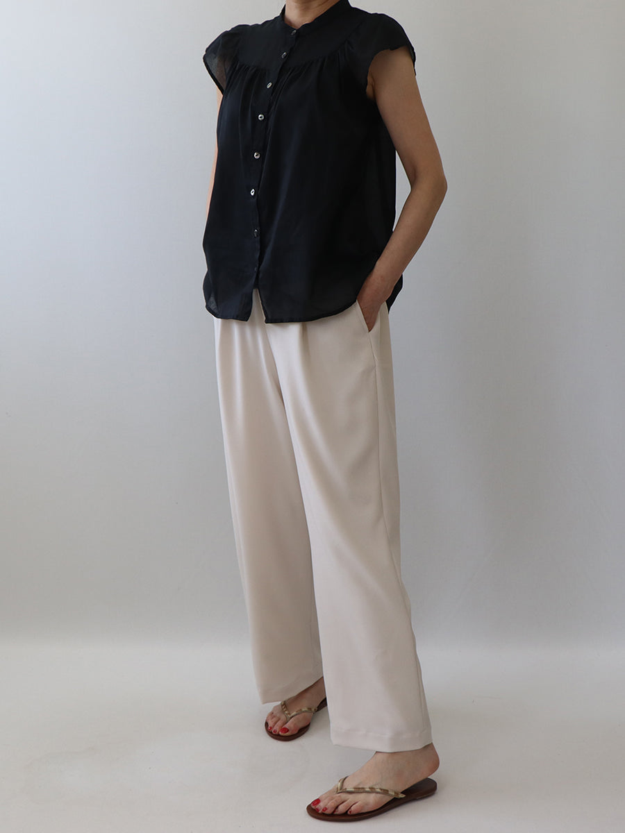 [847] Center press straight pants