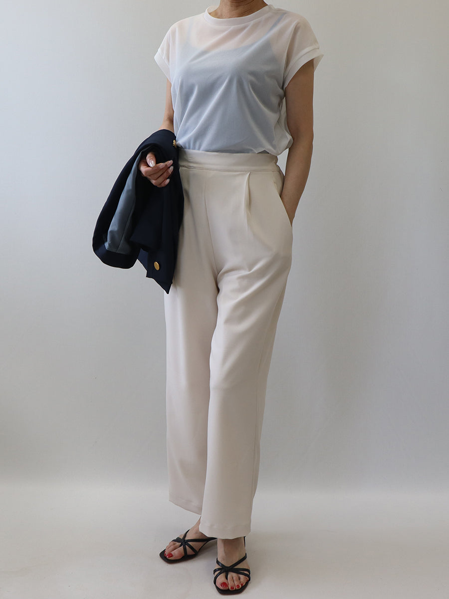 [847] Center press straight pants