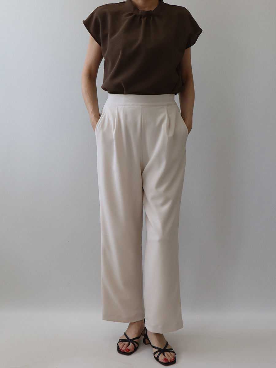 [847] Center press straight pants