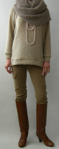 手編み製図　多機能スヌード【N20】