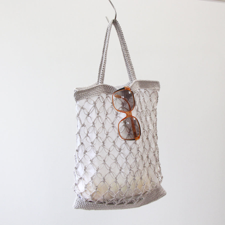 [N49] Hand-knitted drafting summer walking bag