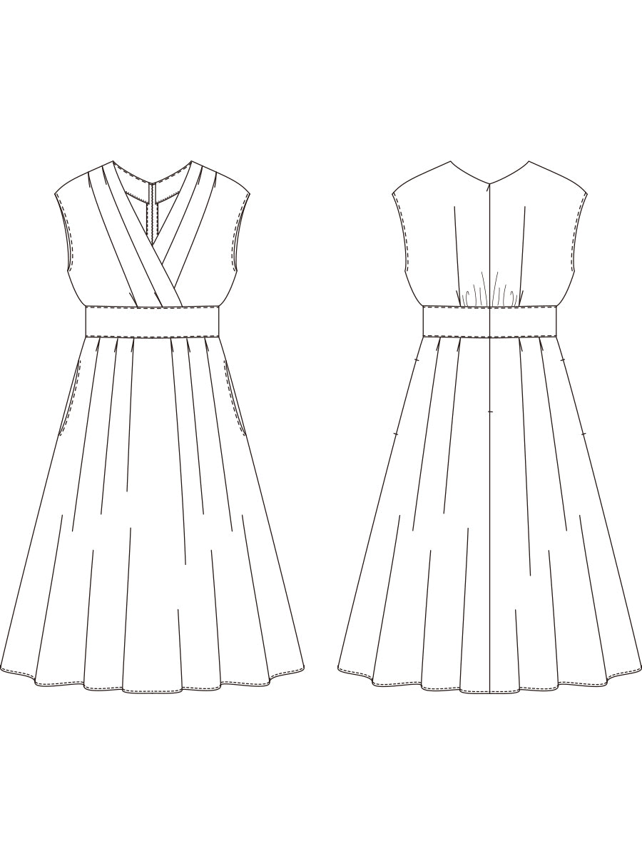 [778] Cache-coeur style dress