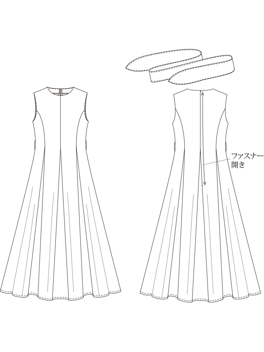 [813] Elegance parasol dress