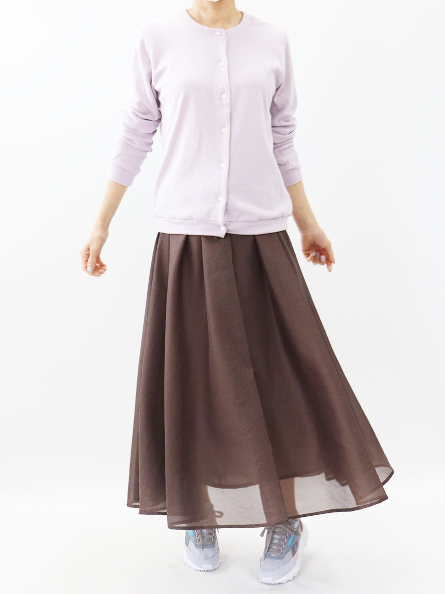 [713] Maxi skirt (with lining pattern)