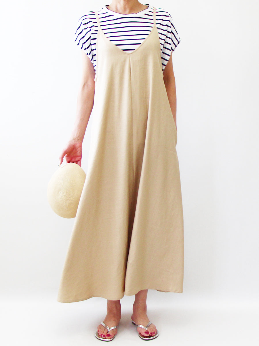 [827] A line camisole dress